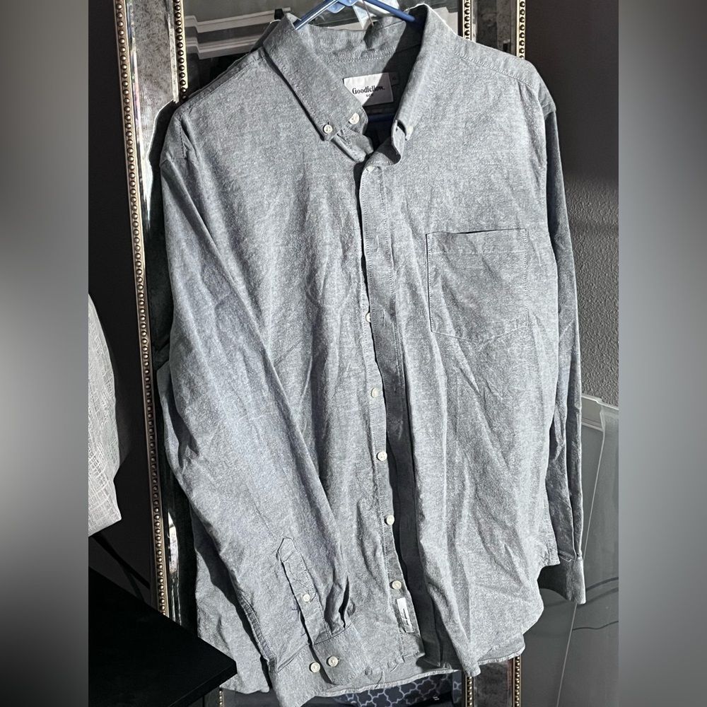 Good fellow & Co. northrop slim dress button down shirt XL easy wear